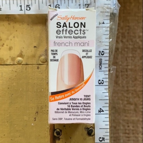 NIB SALLY HANSEN NAIL POLISH STICKERS FRENCH MANI - Picture 2 of 4